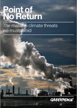 GreenPeace new report Point of No Return