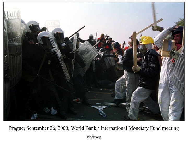 17. Prague protest vs World Bank 2000 Slide18